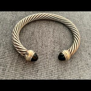 David Yurman Black Onyx Cable Collection Bracelet